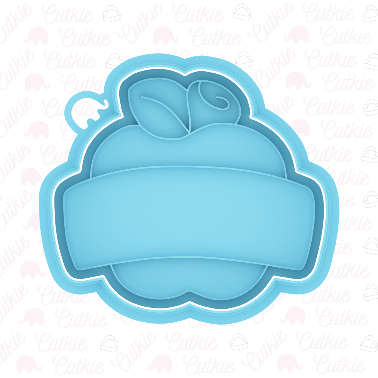 Manzana con banner
