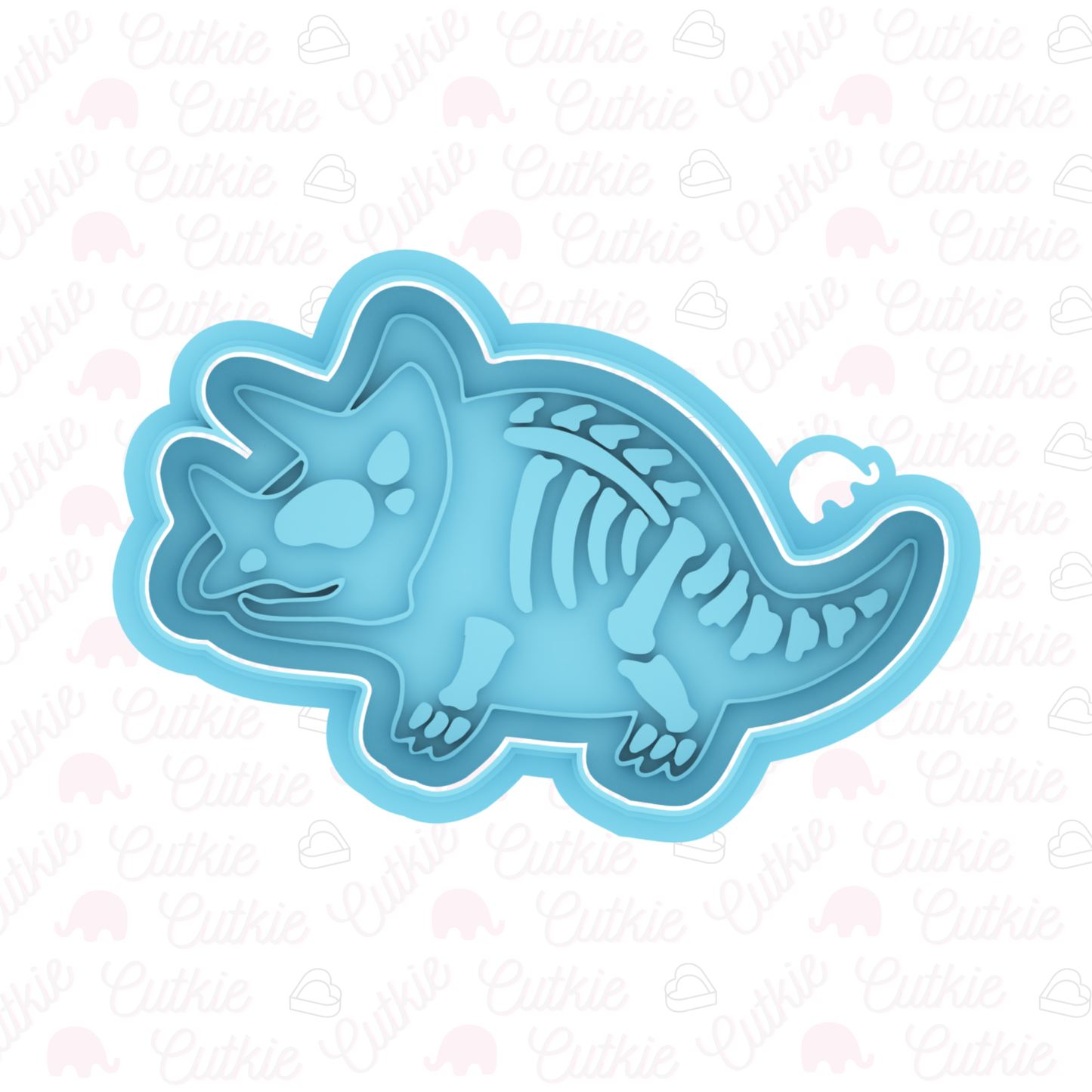 Dinosaurio Triceratops Fósil