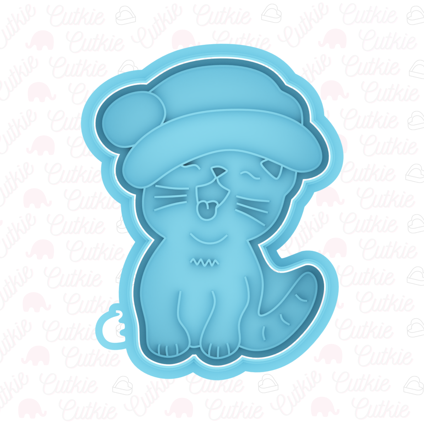 Gatito navideño