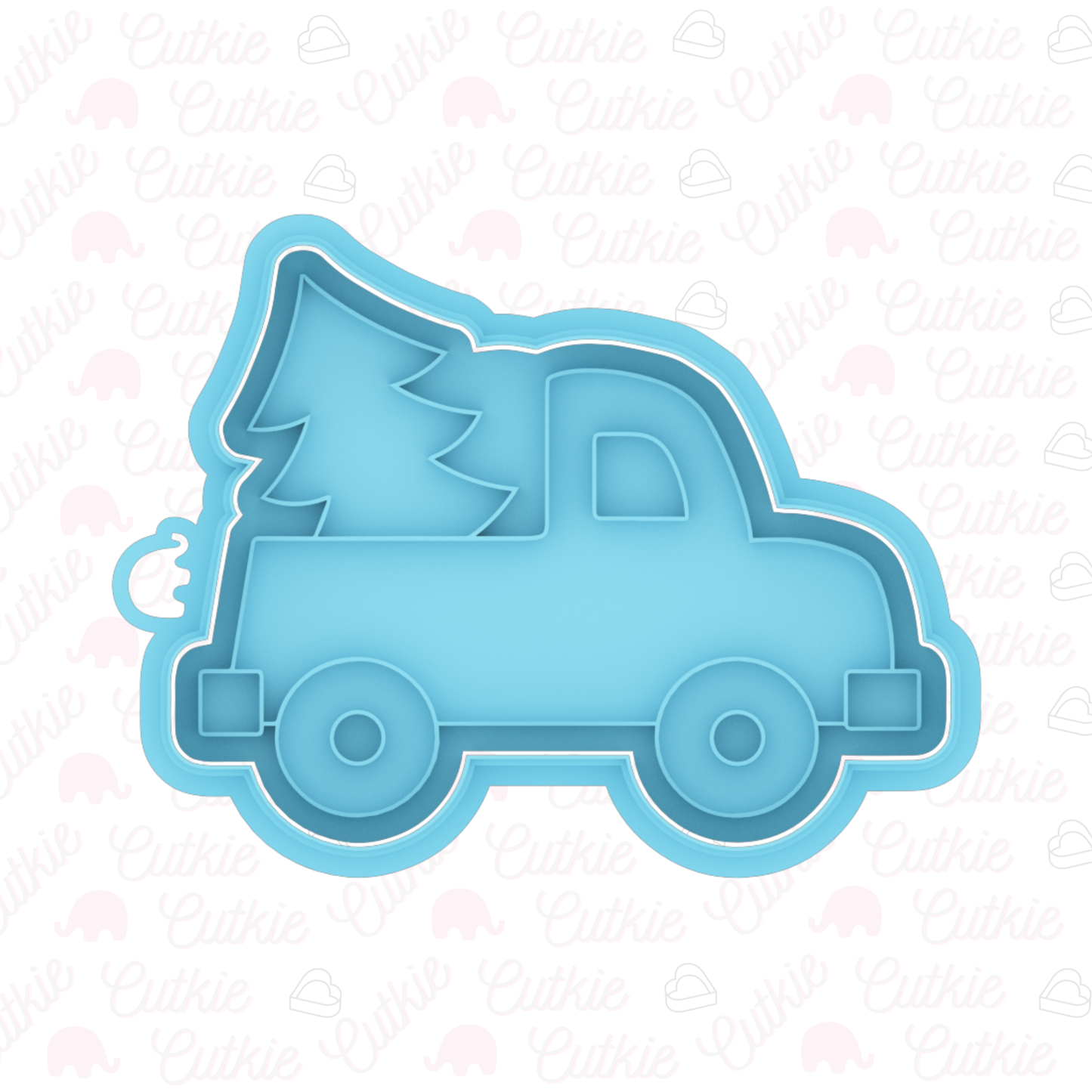 Pino en una camioneta