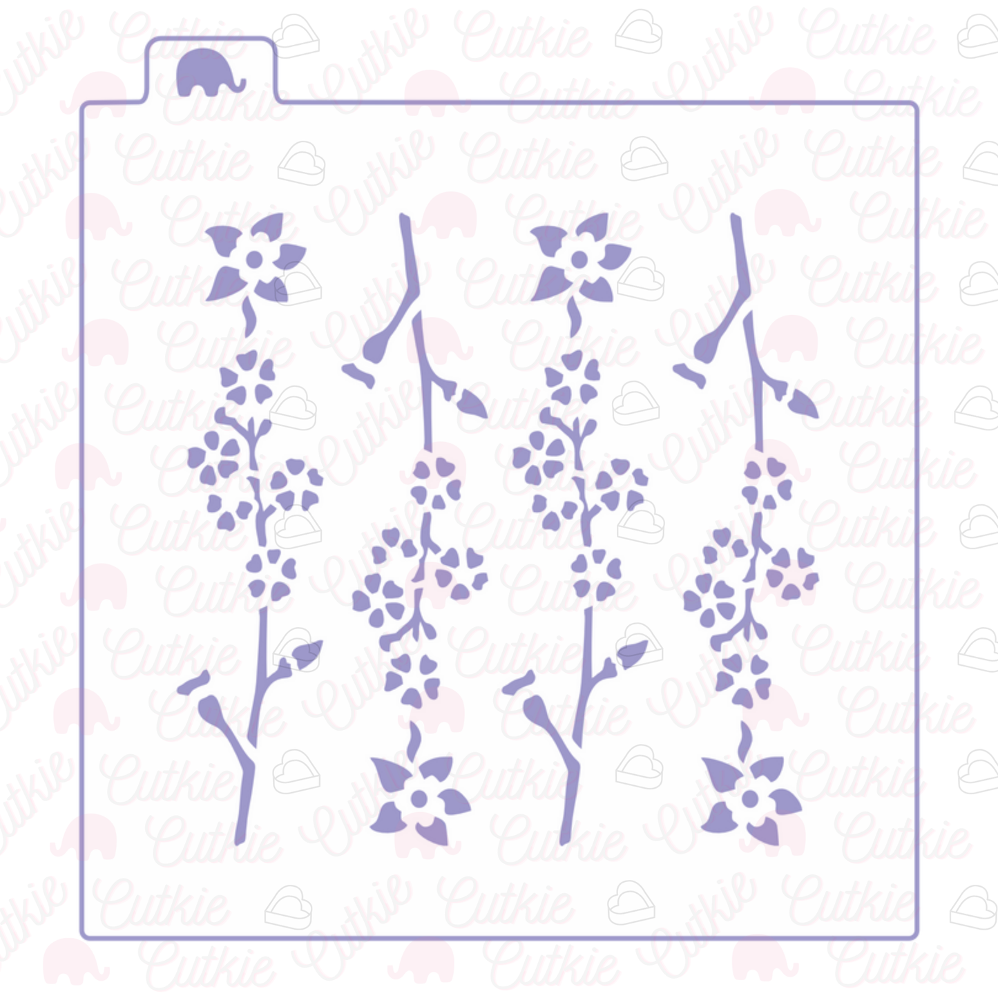 Línea de flores