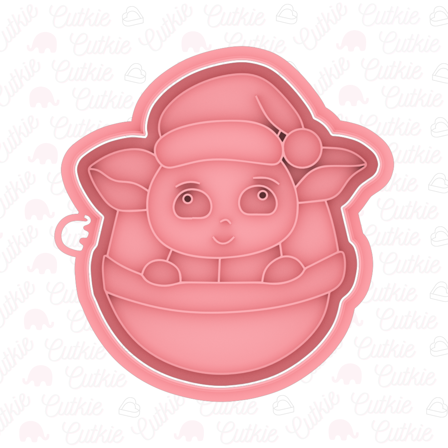 Baby Yoda con gorro