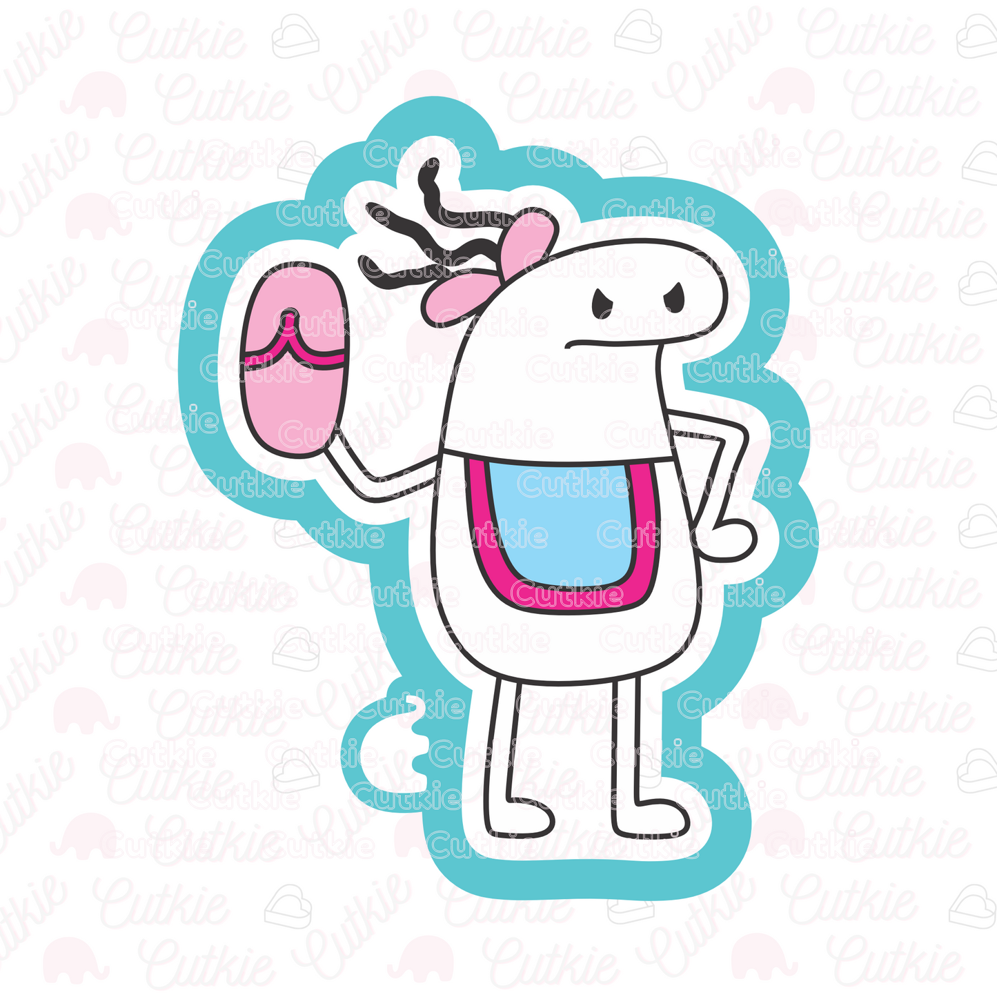 Mamá flork con chancla
