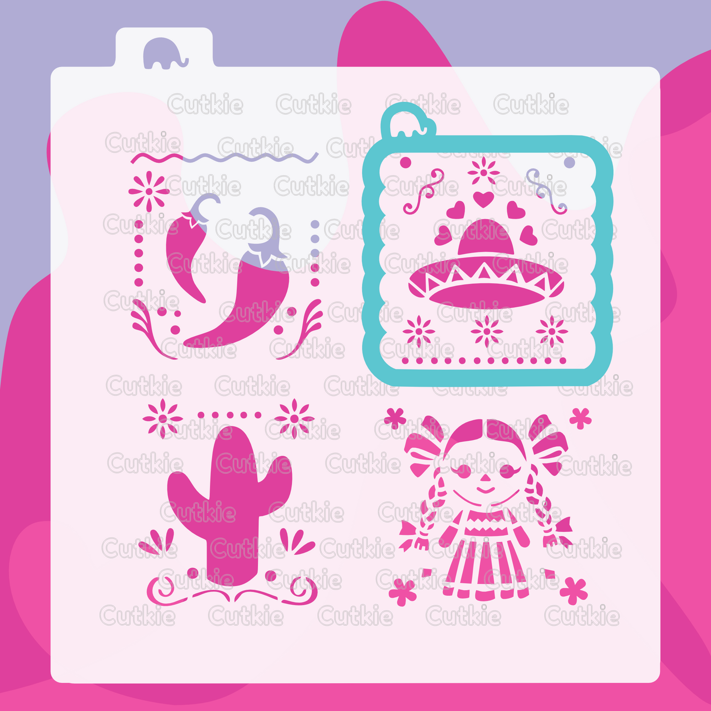 Minis papel picado