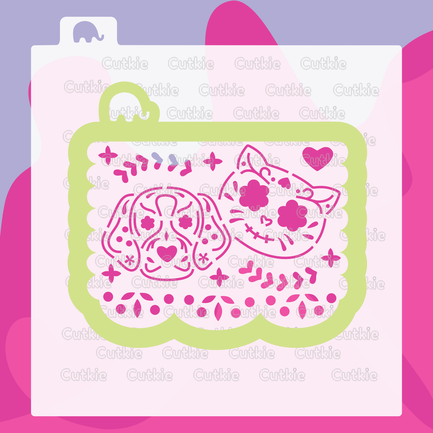 Papel picado mascotas