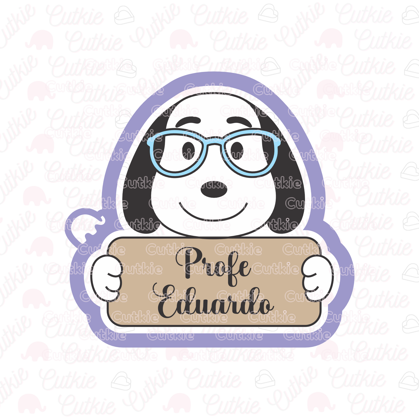 Snoopy con lentes