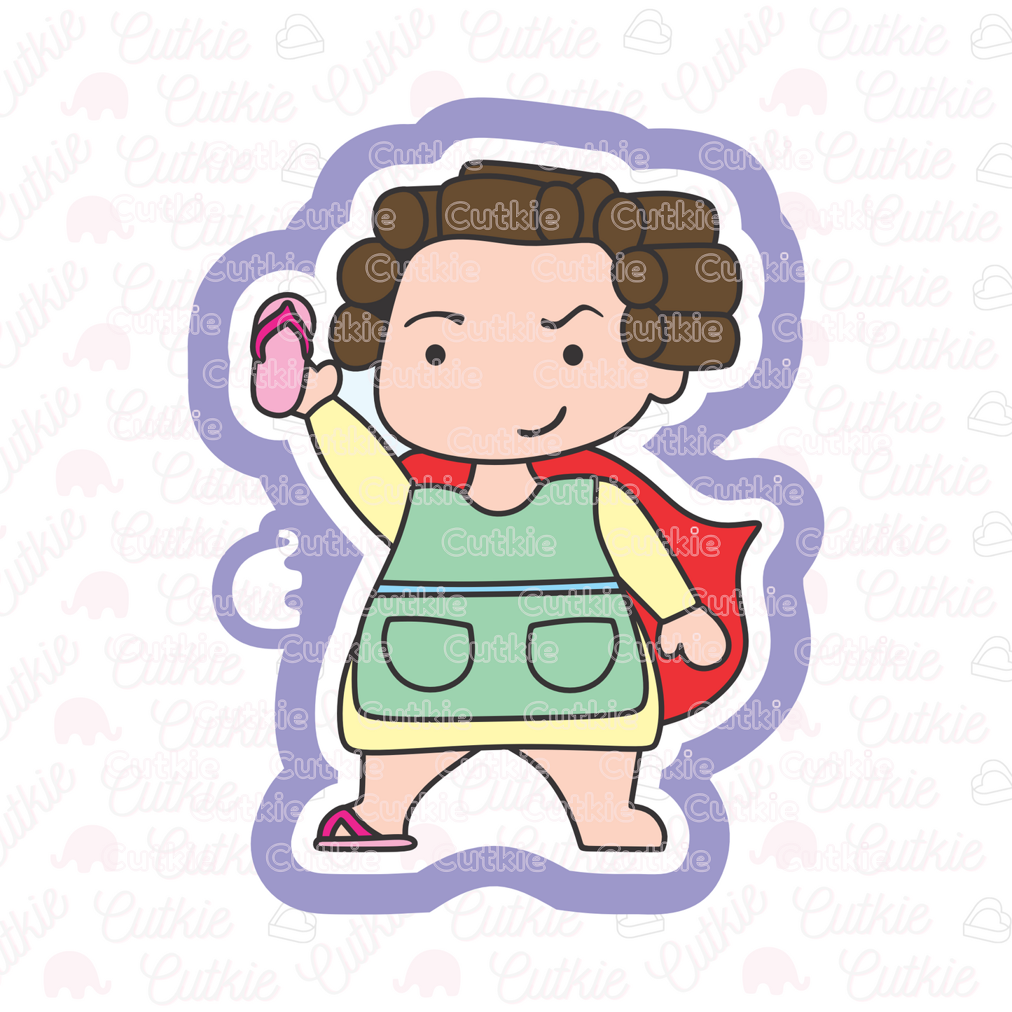 Super mamá con chancla
