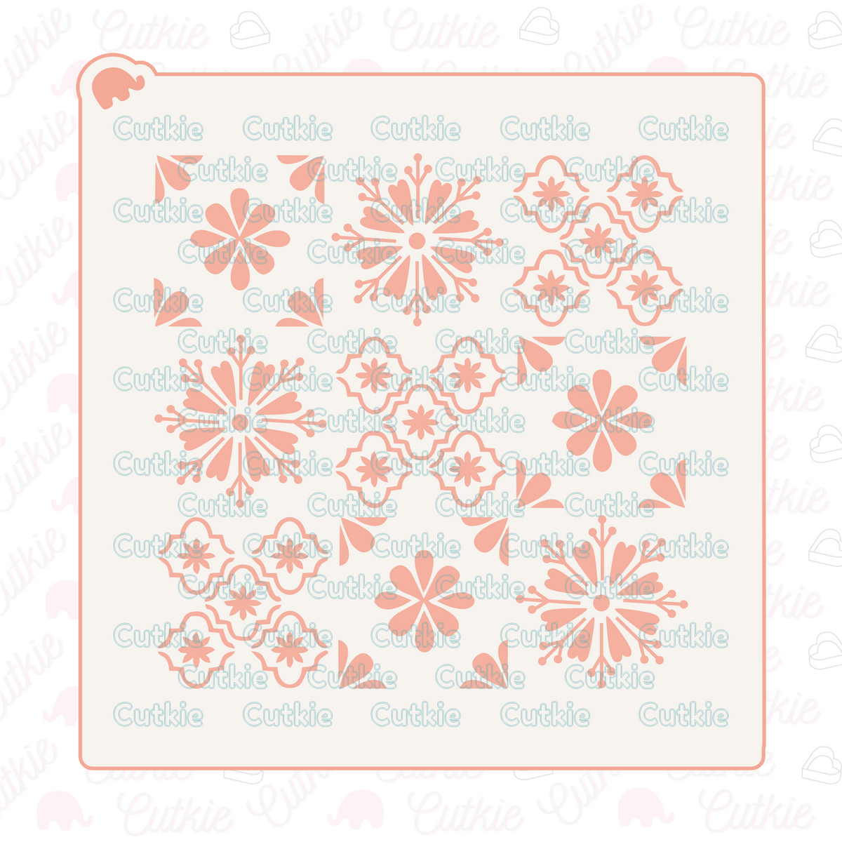 Plantilla Talaveras flores