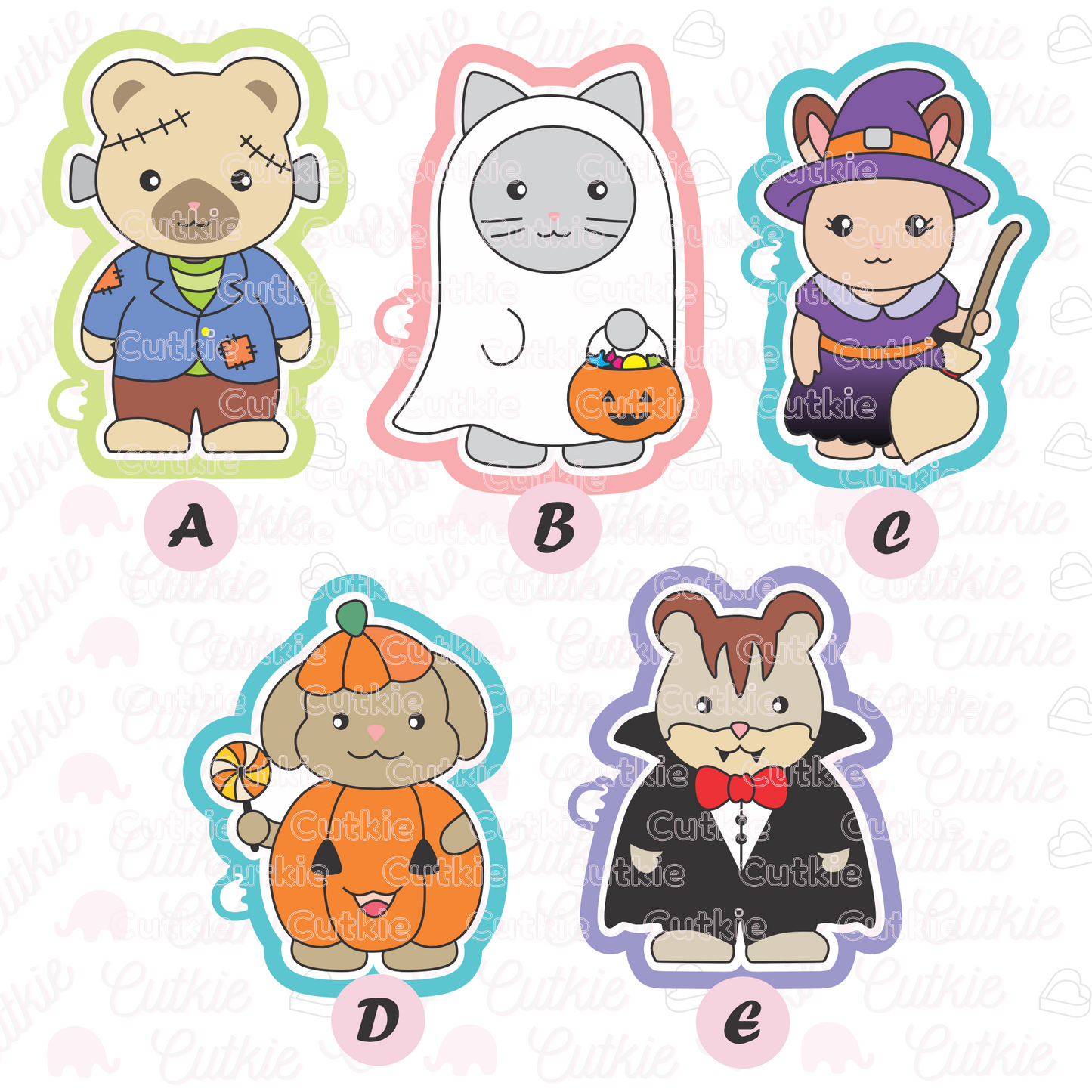 Kit Ternurines halloweenescos
