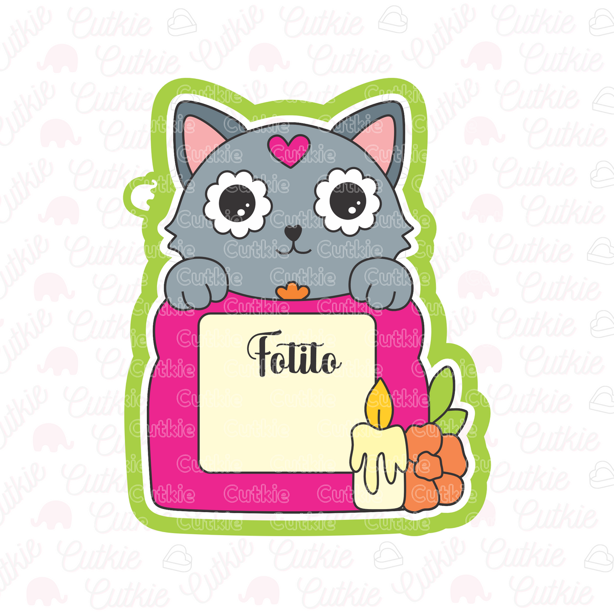 Galle ofrenda Gatito (Porta retrato)