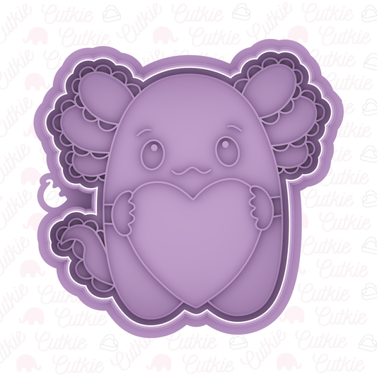 Ajolote con corazón