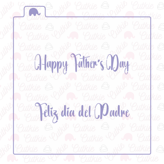 Feliz día del padre (español/inglés)