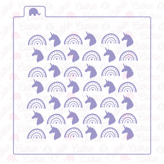 Unicornios y arcoíris
