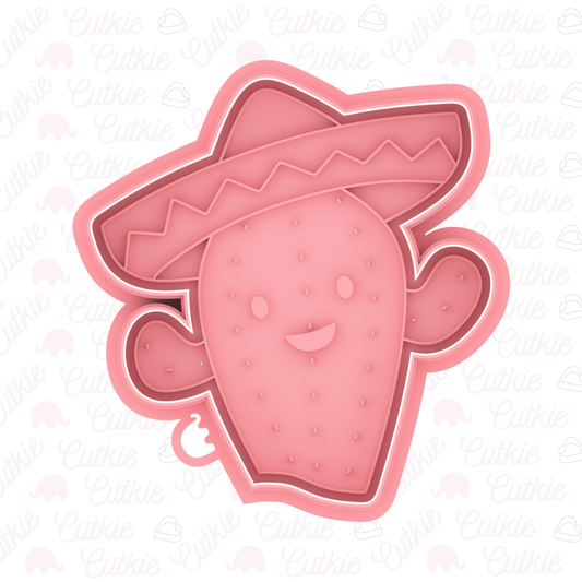 Cactus con sombrero