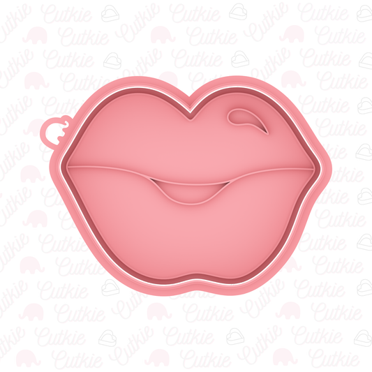 Boca con beso
