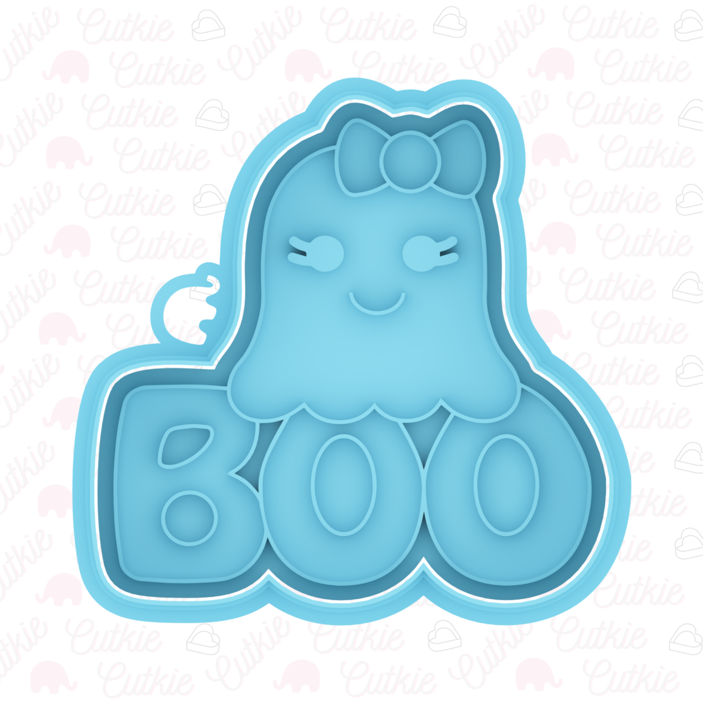 Letras Boo con Fantasmita