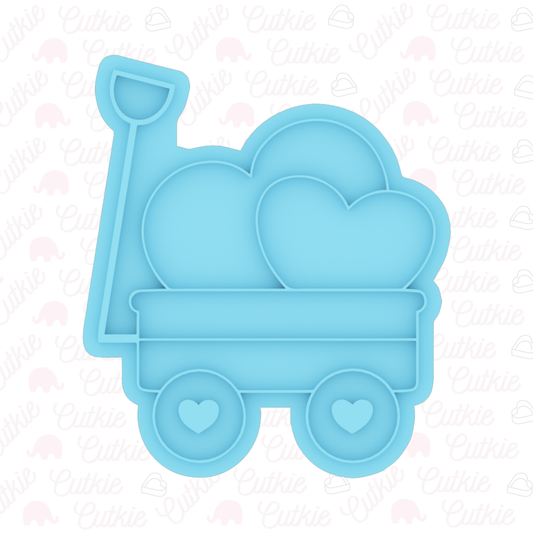 Carrito con corazones