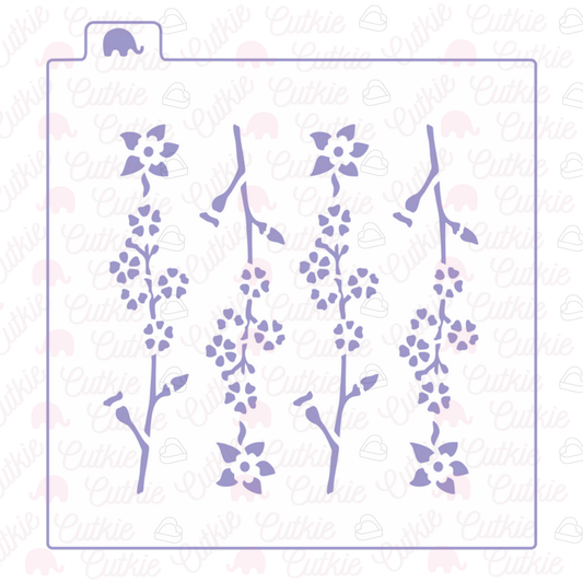 Línea de flores