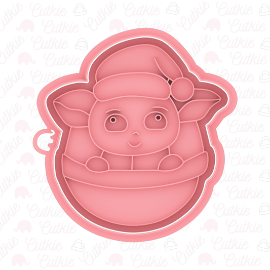 Baby Yoda con gorro