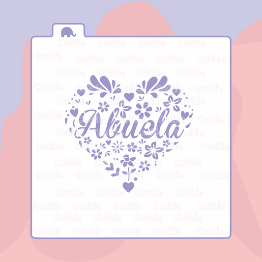 Corazón con leyenda de Abuela