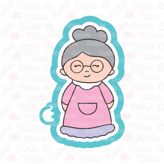 Abuelita con chonguito