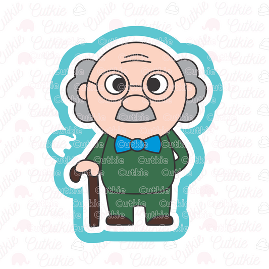 Abuelito con bastón