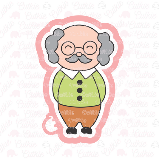 Abuelito con bigote