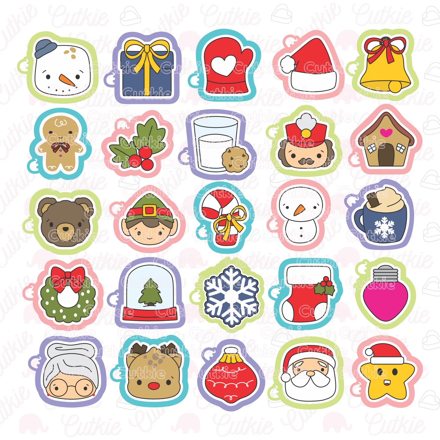 Calendario de adviento (25 piezas)