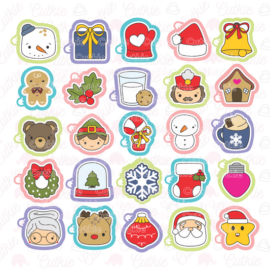 Calendario de adviento (25 piezas)