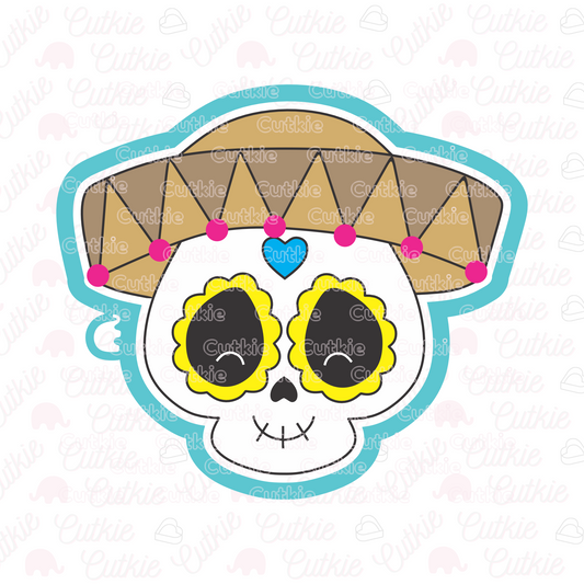 Carita de calavera niño
