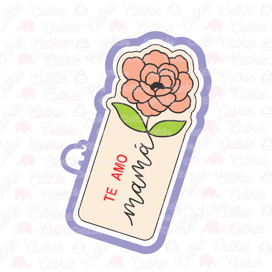 Flor con dedicatoria