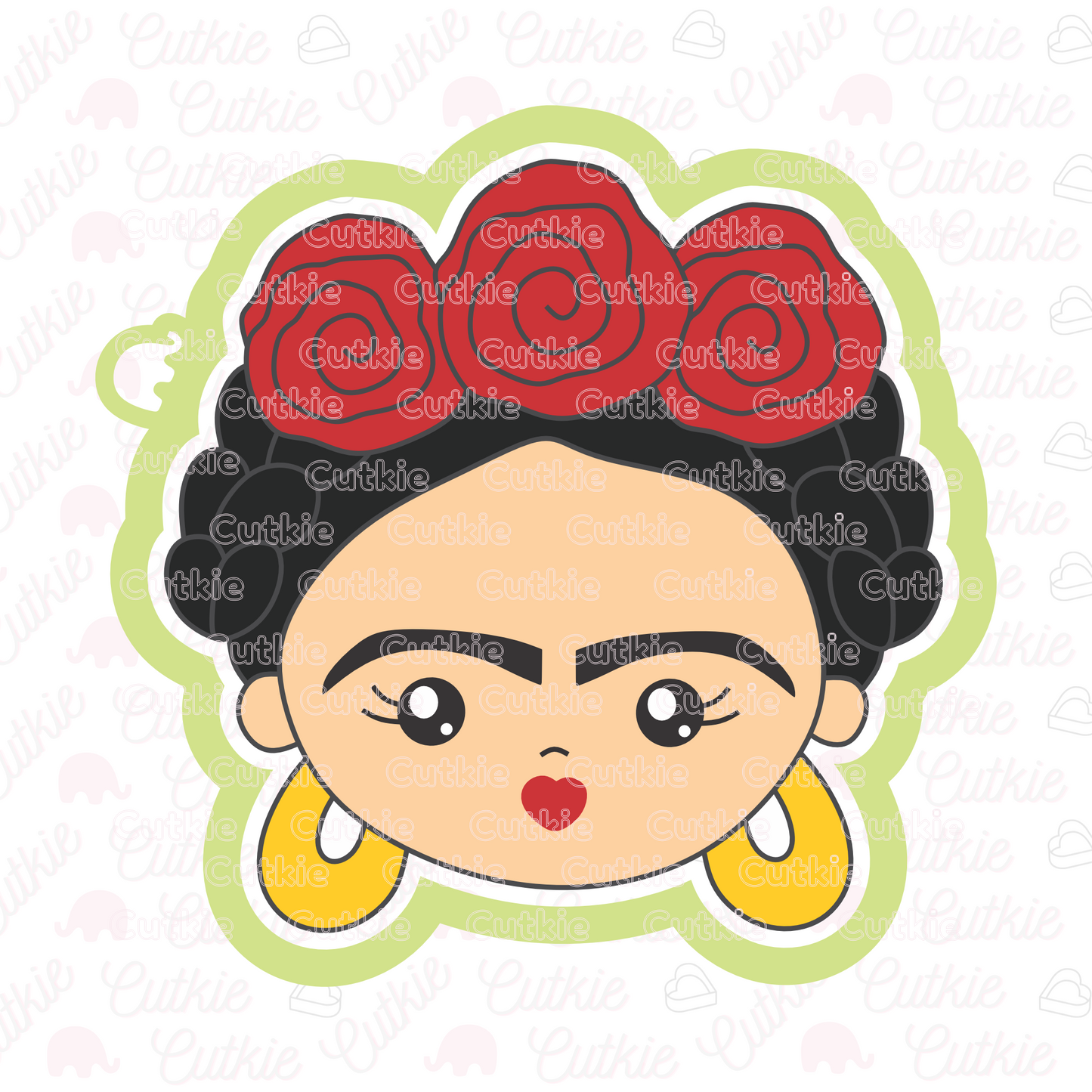 Frida con Flores