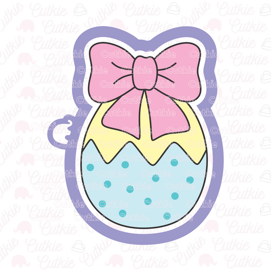 Huevo de pascua con moño