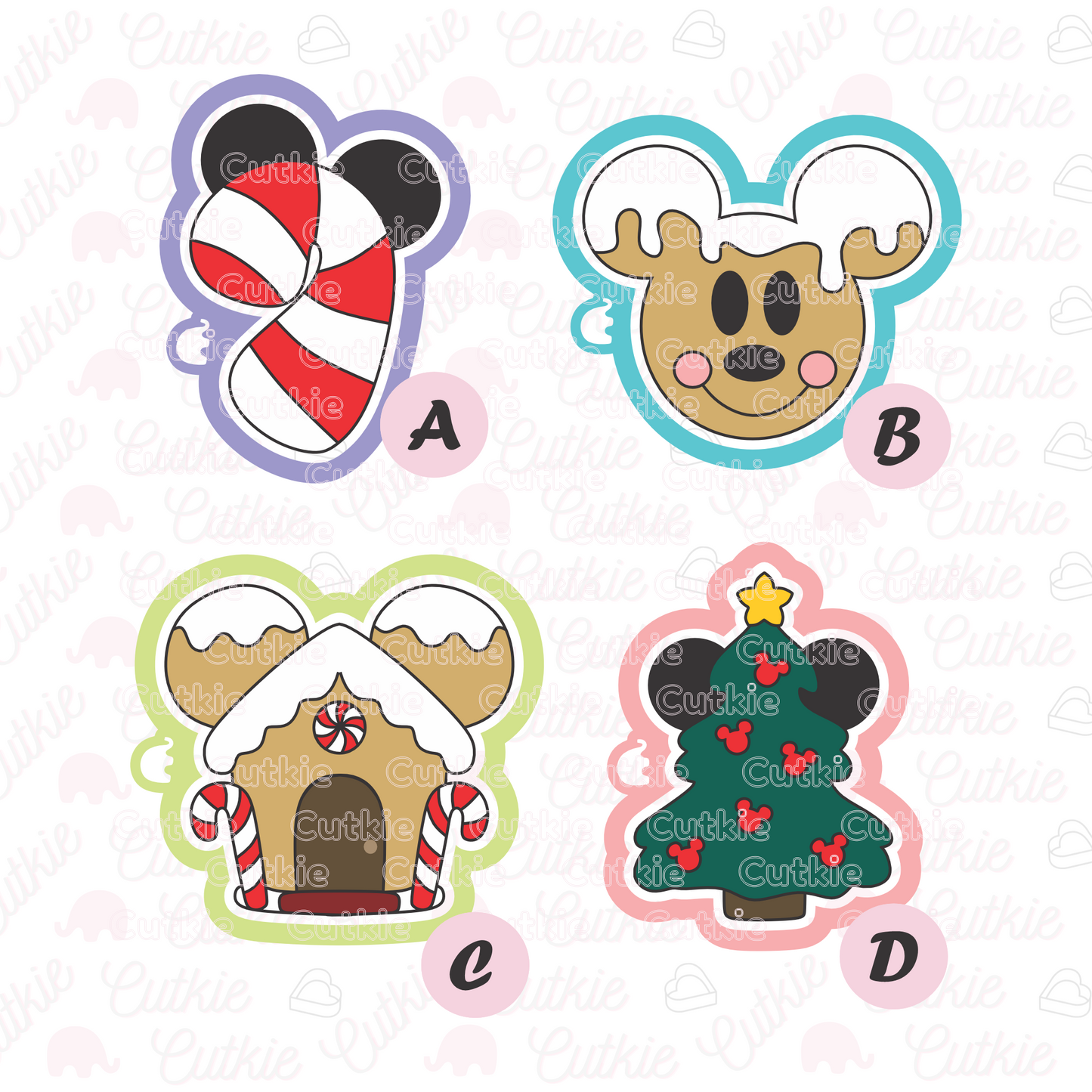 Kit mickey mouse navideño