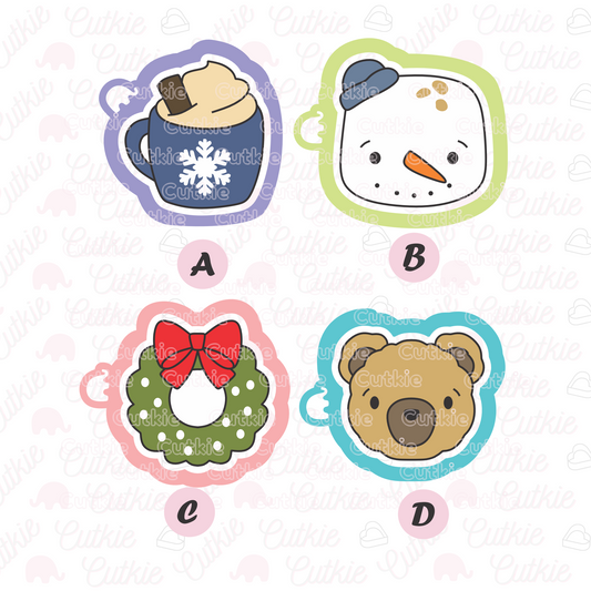 Kit oso y muñeco de nieve