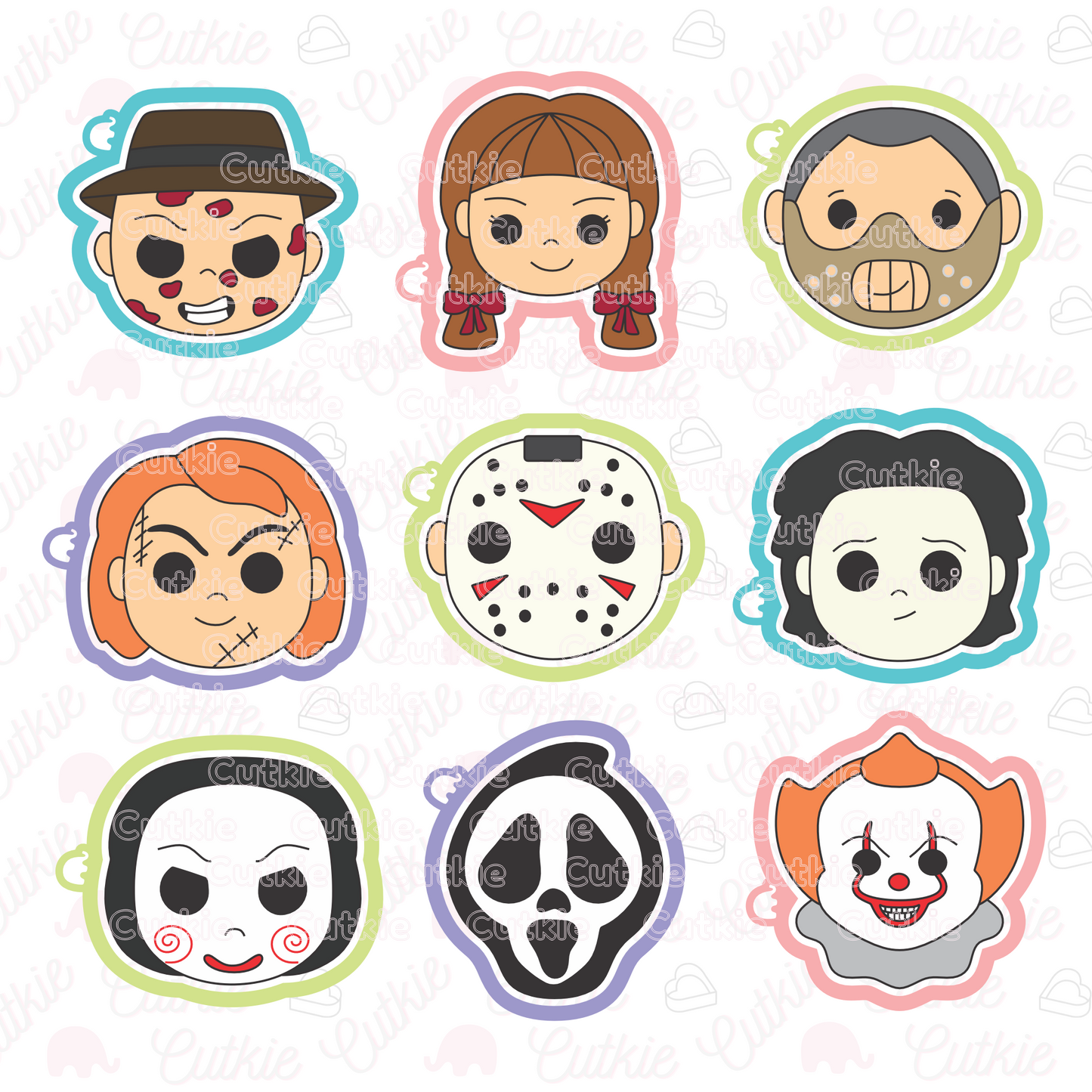 Kit villanos de halloween