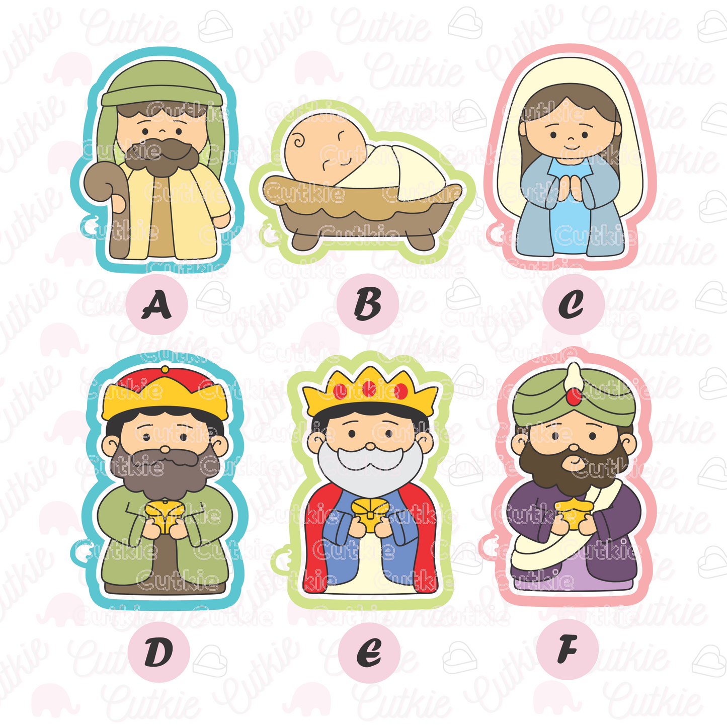 Kit nacimiento con reyes magos