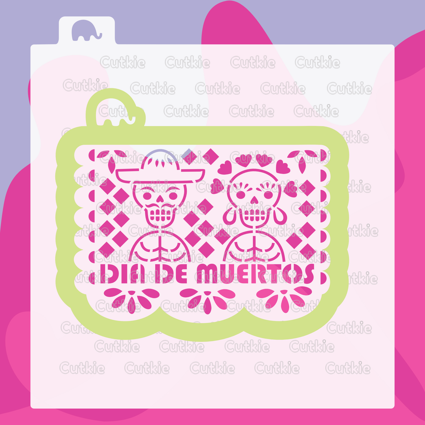 Papel picado dia de muertos 2
