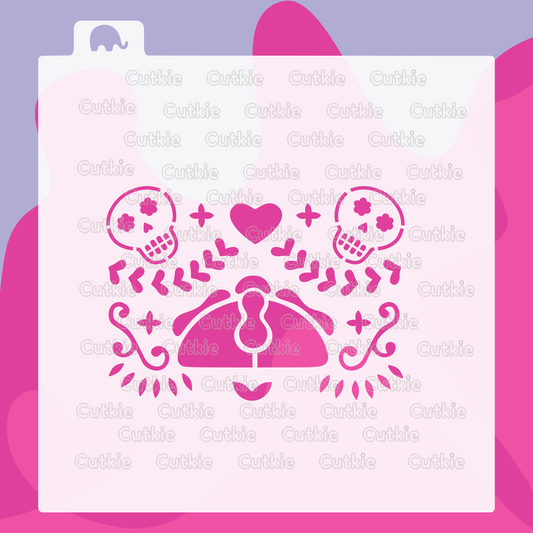 Papel picado pan de muerto