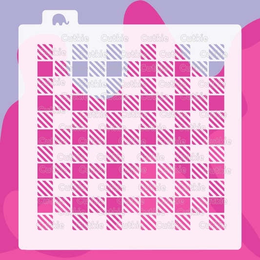 Patron cuadros pijama navideña