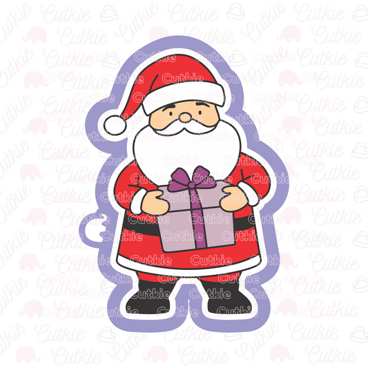 Santa con regalo