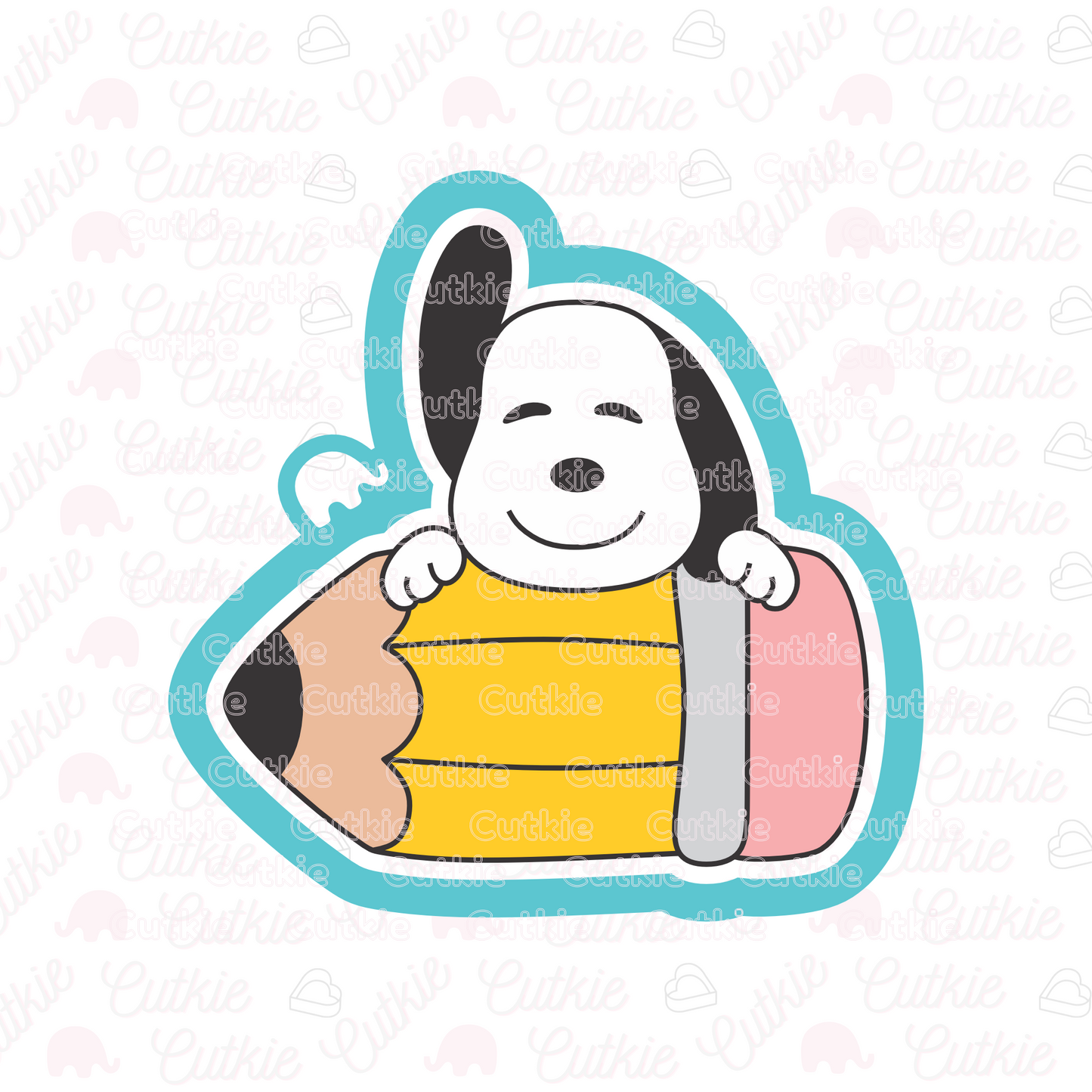 Snoopy con lápiz