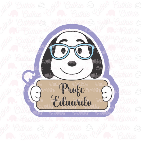 Snoopy con lentes