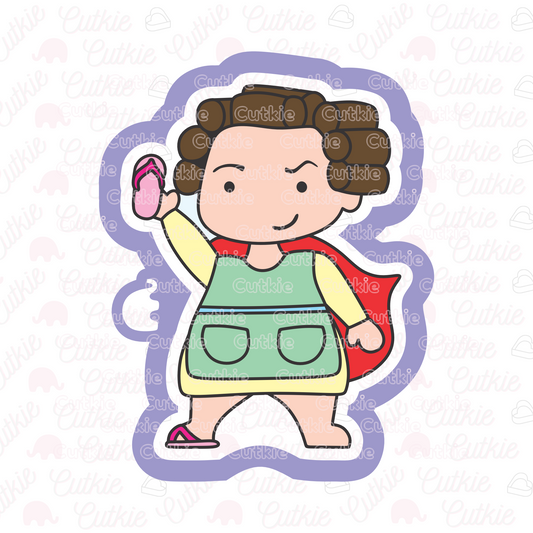 Super mamá con chancla