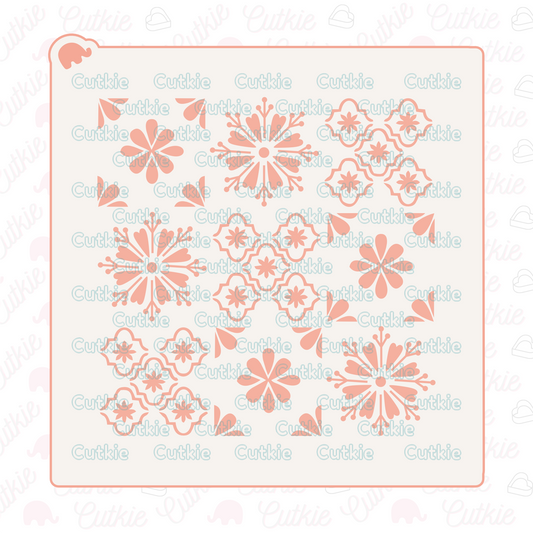 Plantilla Talaveras flores