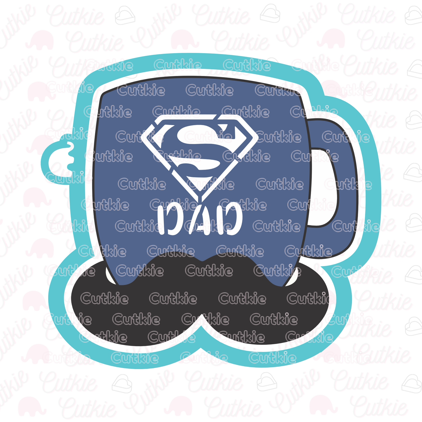 Taza con bigote