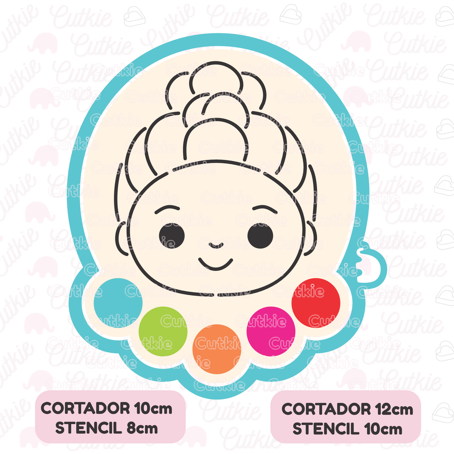 Galleta acuarela circulo