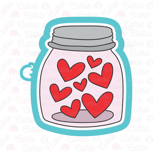 Frasco de corazones
