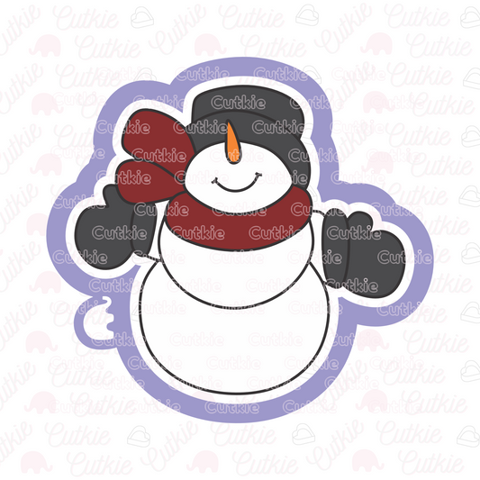 muñeco de nieve guantes