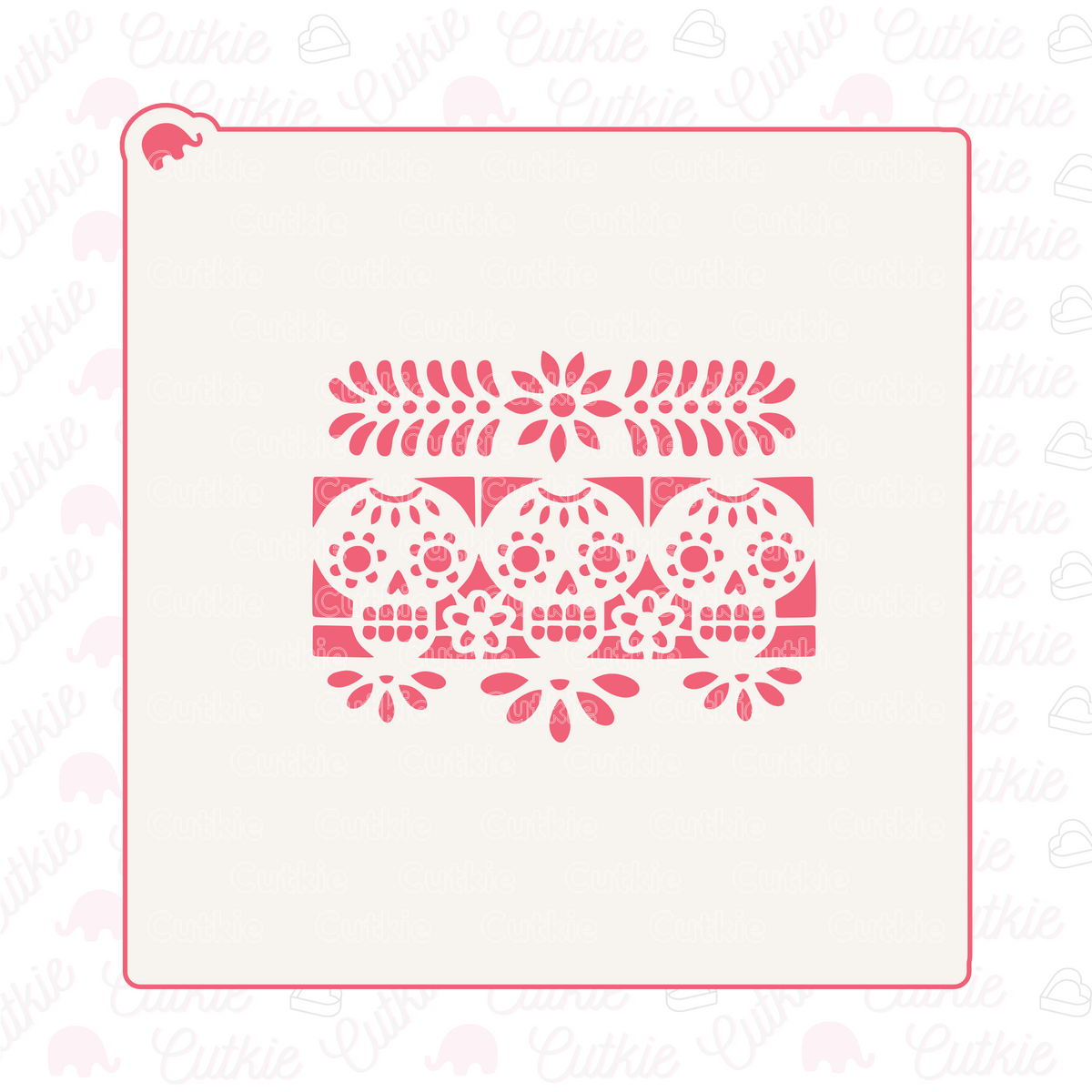 Papel picado calaveras